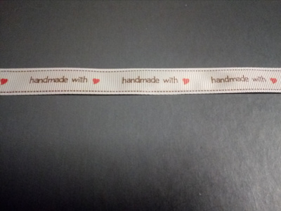 Handmade with  love  nauhaa noin 3 m