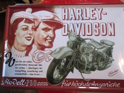 Peltikyltti Harley-Davidson 750 cc