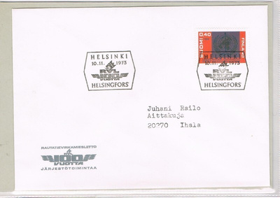 1973  Hki - Rautatievirkamiesliitto 100v