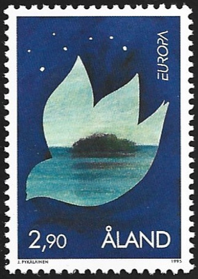 Åland 1995 Eurooppa m Demilitarisointi 2,90 mk ** LaPe 101