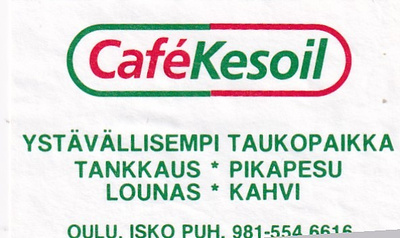 Oulu, Isko, Cafe`Kesoil    1/7