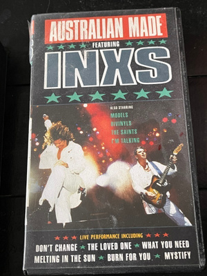 Australian made featuring INXS vhs
