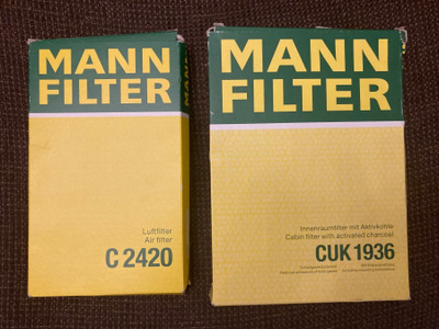 MANN FILTER -suodattimet CUK 1936 & C 2420