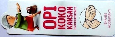 Mummu ja käsilaukku kirjanmerkki