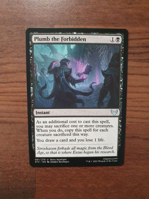 Magic the Gathering Plumb the Forbidden
