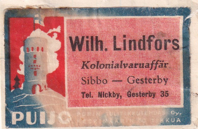 Sibbo - Gesterby, Wilh. Lindfors   4/2
