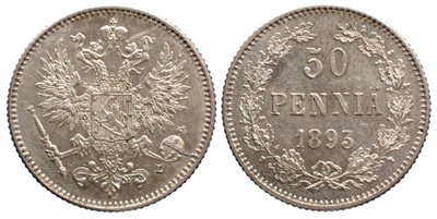 50 penniä 1893