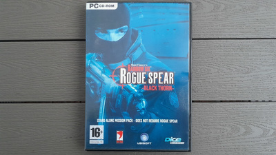 PC CD: Rainbow Six: Rogue Spear - Black Thorn peli (2001)