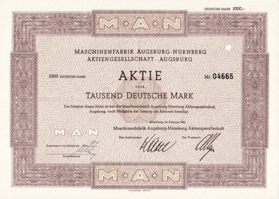 OKK 1952 MAN AG Kuorma-auto Maschinenfabr. Augsburg-Nürnberg