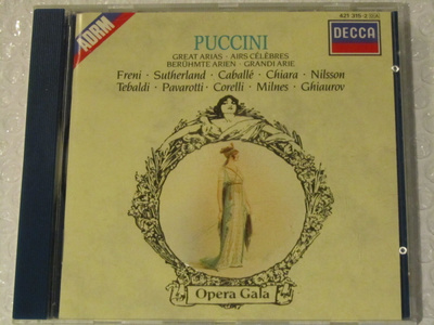 Puccini • Great Arias • Freni, Sutherland, Pavarotti CD