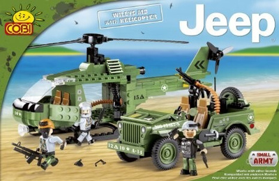 Cobi 24252 Jeep & Helicopter , UUSI