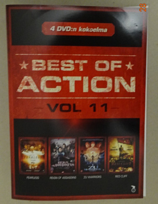 dvd, Red Cliff / Zu Warriors / Fearless / Reign of Assassins