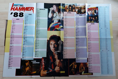 Metal Hammer 1988 Jättijuliste