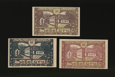 Itävalta 20, 30, 50 Heller, Zehetgrub 1920