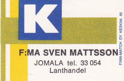 Jomala, F:ma Sven Mattsson   sk2/6