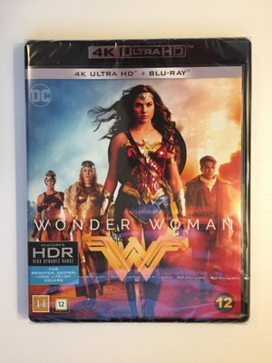 Wonder Woman (4K Ultra HD + Blu-ray) Gal Gadot (2017) UUSI