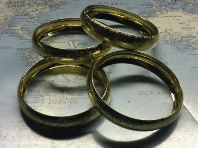 4kpl..7cm metalliranneketta
