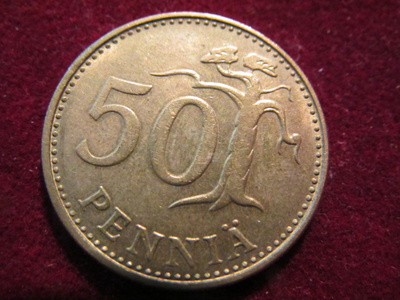 50 penniä 1980