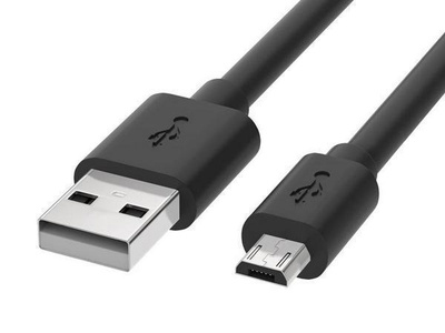 MaKant USB 2.0 Kaapeli A uros - Micro-B uros, 2m, musta UUSI