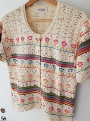 Benetton Neule / Paita neulospuuvillaa / Neulepaita - koko S
