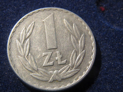 1 zloty 1949. Puola-Poland