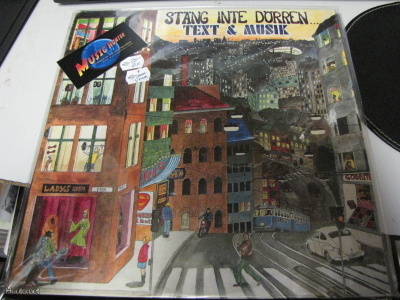 TEXT & MUSIK - STÄNG INTE DÖRREN LP EX/EX