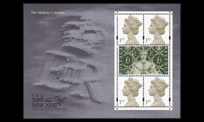 Iso-Britannia 1871kb ** Postimerkkinäyttely pienoisarkki (2