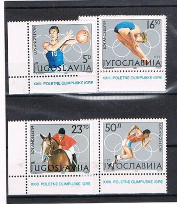 Jugoslavia 1984 - Olympialaiset Los Angeles ++