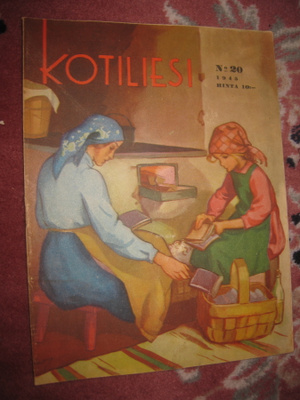 Kotiliesi  20 / 1945 : kansi Martta Wendelin