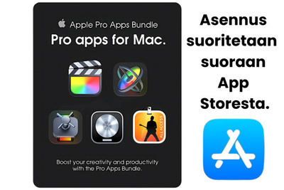 Apple Pro Apps Bundle – Täysversio Macille