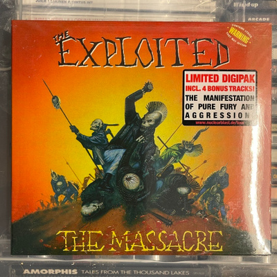 THE EXPLOITED - The Massacre cd digipak Punk! Yhä muoveissa