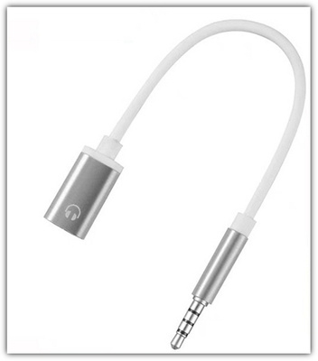 Audioadapteri 3.5mm Uros - USB-C Naaras (Analoginen) #30808