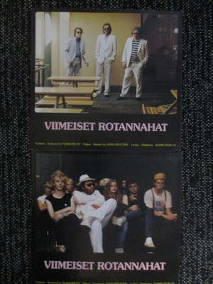 VIIMEISET ROTANNAHAT (1985) kaksi mainoskuvaa