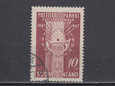 1947 Lape 329 Postisäästöpankin 60-vuotisjuhla