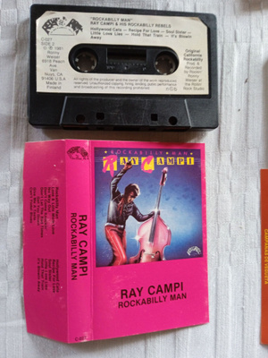 C- KASETTI: RAY CAMPI & HIS ROCKABILLY REBE : ROCKABILLY MAN