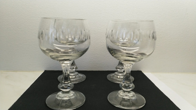 Iittala Helmi-sarjan kristallilasit 4 kpl