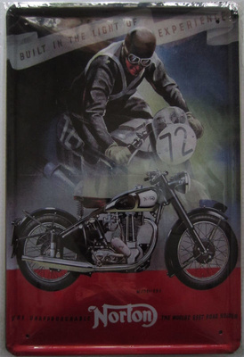 NORTON - Motorcycle  Metallinen taulu