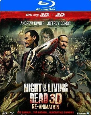Night of The Living Dead 3D :  Re-Animation  -   (Blu-ray)