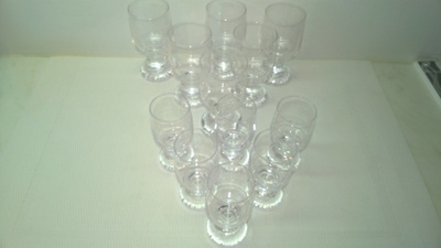 Tapio Wirkkala Joiku lasi 10 cl ja 5 cl 12 kpl, Iittala