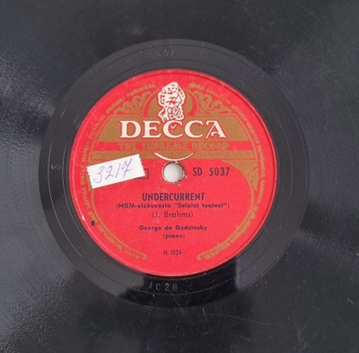 Savikiekko 1948 - George de Godzinsky - Decca SD 5037