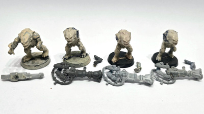 WH40K - 4kpl Genestealer Hybdrids (Rogue Trader) [K66]