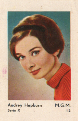 Purkkakuva Hellas Serie X n:o AUDREY HEPBURN