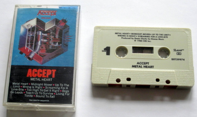 ACCEPT Metal Heart C-KASETTI