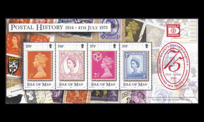 Mansaari 917-20BL43_I ** Elizabeth II 75v HAFNIA (2001)