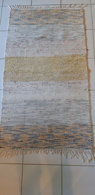 Räsymatto koko n. 75 x 135 cm, omatekemä