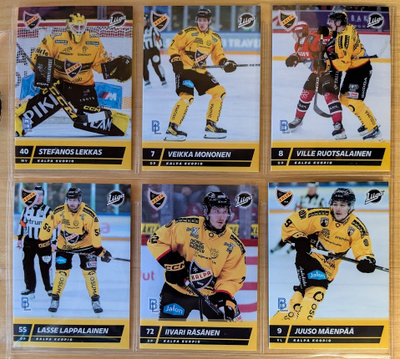 2025-26 Blueline Series 1 KalPa Team Set 12 korttia (61-72)
