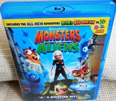 Monsters vs Aliens 3D Blu-ray