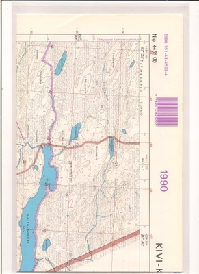 Peruskartta 1:20 000 Kivi-Kiekki, Kuhmo