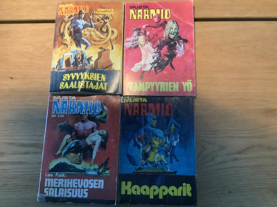 Lee Falk, Mustanaamio -kirjat 1-4
