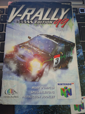 N64 V-Rally Edition 99 ohjekirja